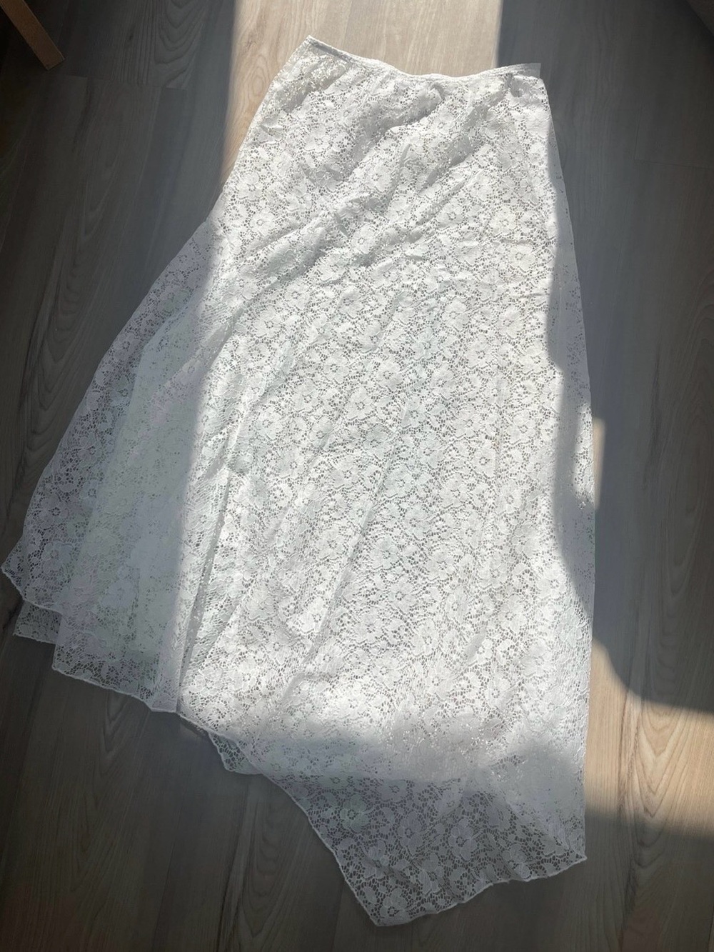 White Lace A-Line Women's Skirt Lace Her Pony Festival